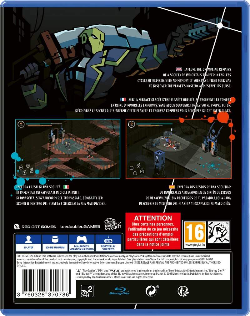 Immortal Planet Playstation 4 Edizione Europea