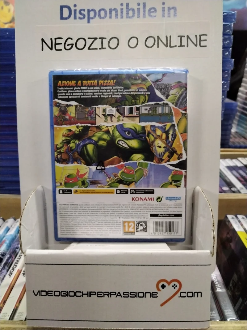 Teenage Mutant Ninja Turtles The Cowabunga Collection Playstation 5 Edizione Italiana