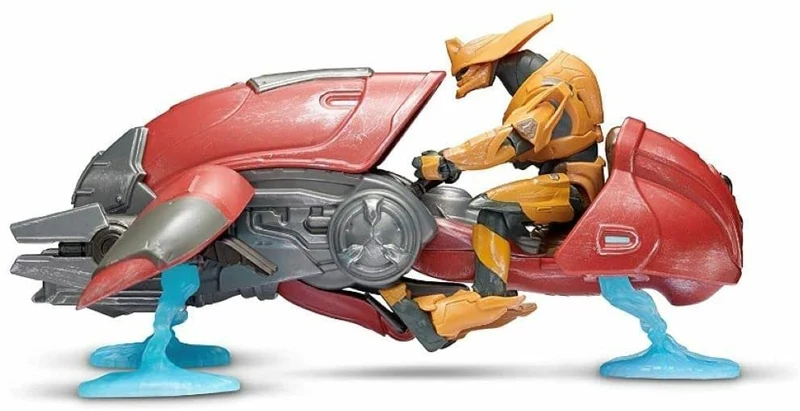 HALO INFINITE FIGURE "world of halo" BANISHED GHOST- WITH ELITE WARLORD
