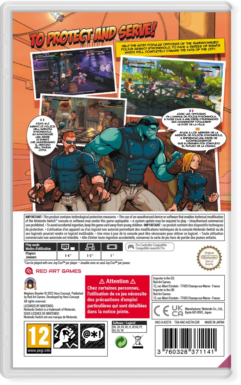 Mayhem Brawler Nintendo Switch Edizione Europea