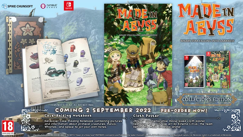 Made in Abyss Binary Star Falling Into Darkness Collector's Edition Nintendo Switch