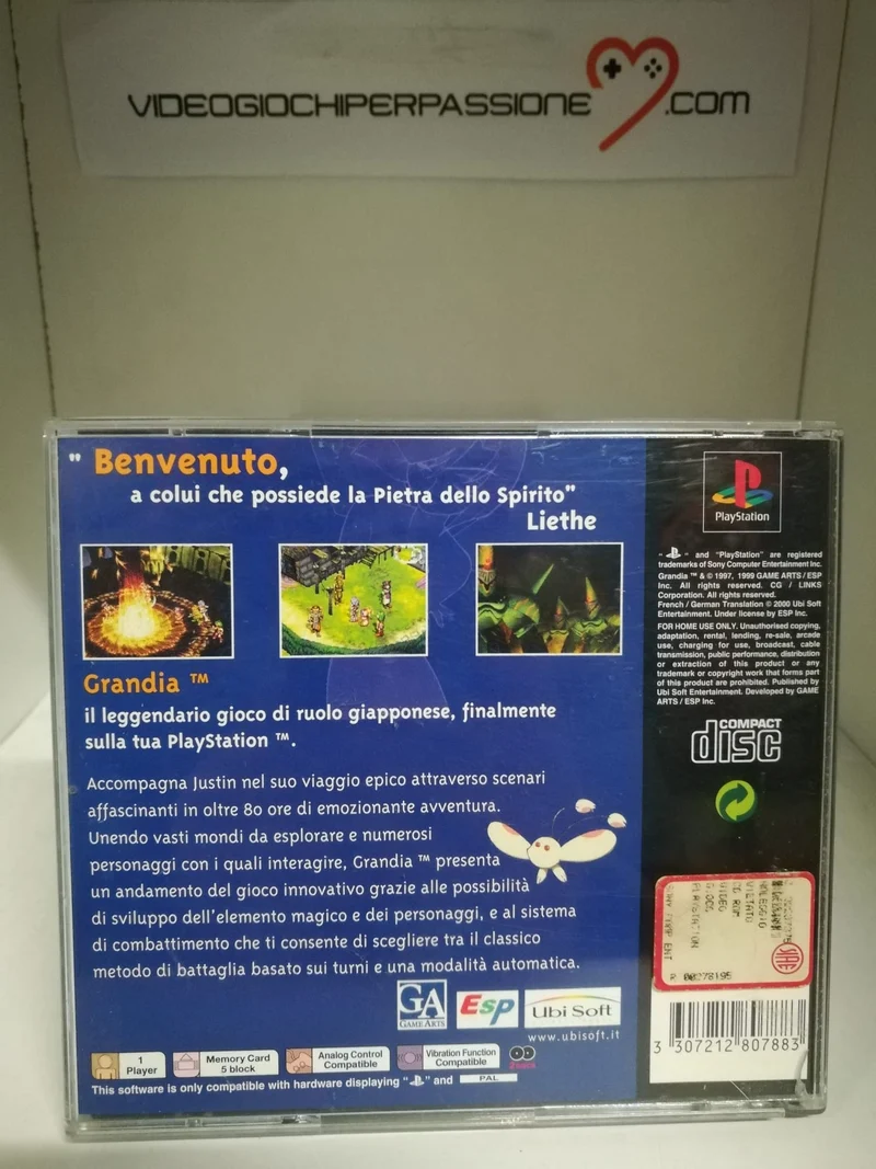 GRANDIA PS1 (usato garantito)(versione italiana)