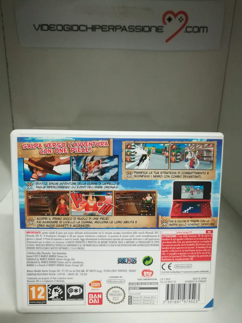 ONE PIECE ROMANCE DAWN NINTENDO 3DS (usato garantito)(versione italiana)