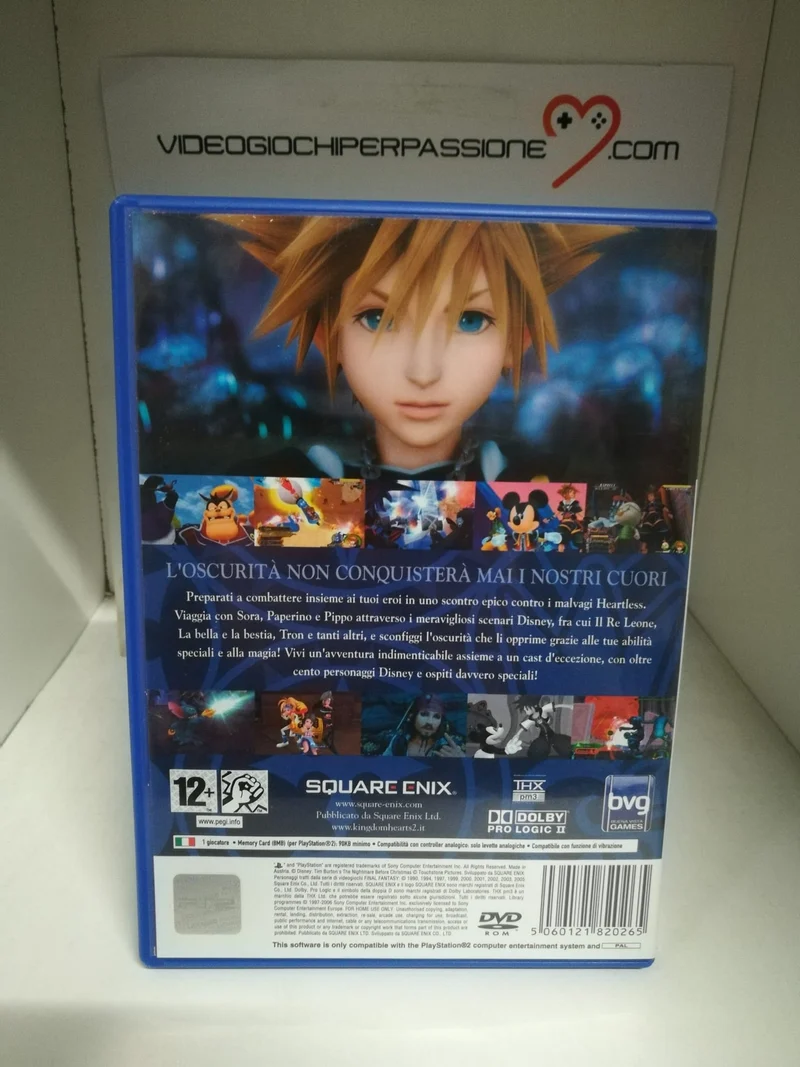 KINGDOM HEARTS II 2 PS2 (usato garantito)(versione italiana)