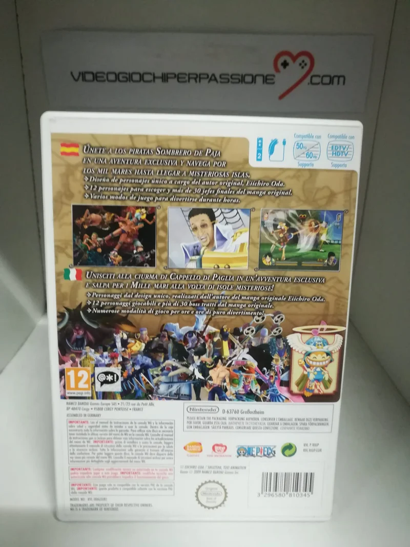 ONE PIECE UNLIMITED CRUISE 2 AWAKENING OF A HERO NINTENDO WII (usato garantito)