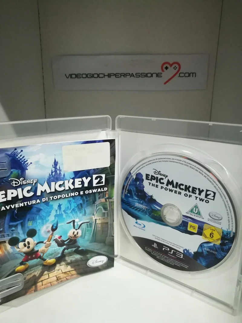 DISNEY EPIC MICKEY 2 L'AVVENTURA DI TOPOLINO E OSWALD PS3 (usato garantito)
