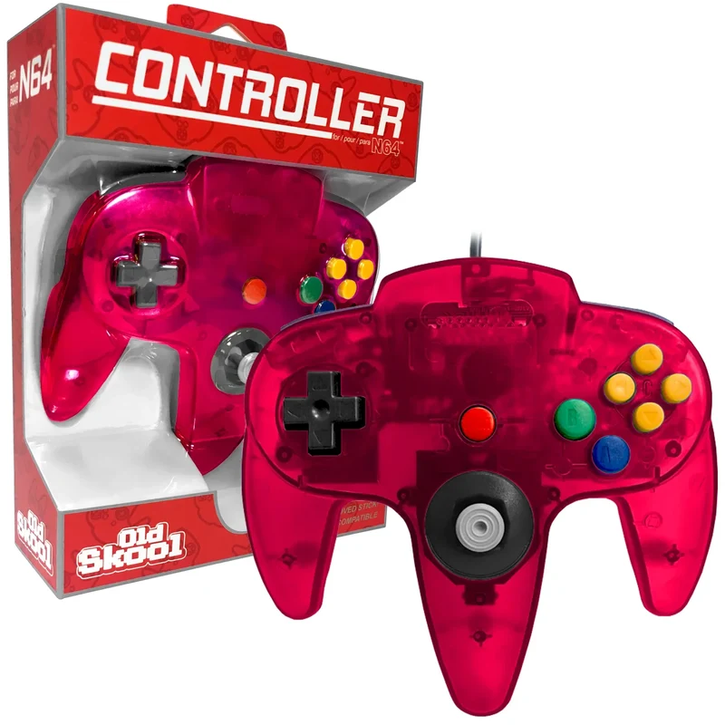 Old Skool Nintendo 64 Controller Watermelon