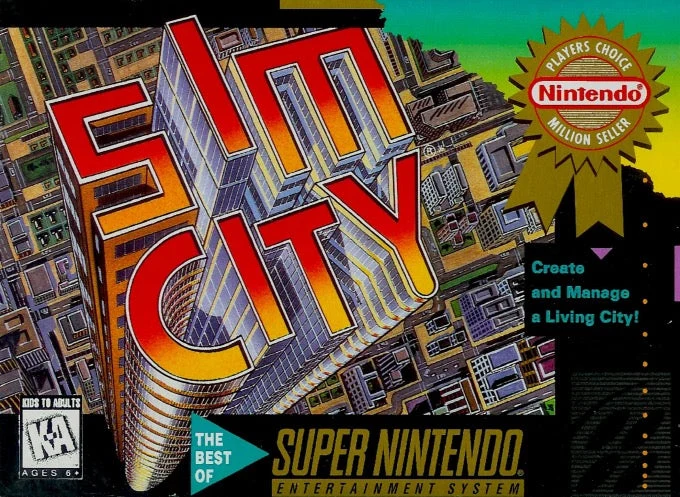 Sim City - Nintendo SNES