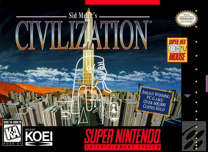 Sid Meier's Civilization - Nintendo SNES