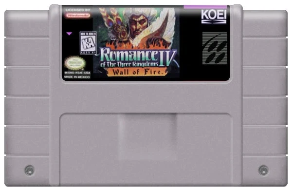 Romance of the Three Kingdoms IV Wall of Fire - Nintendo SNES
