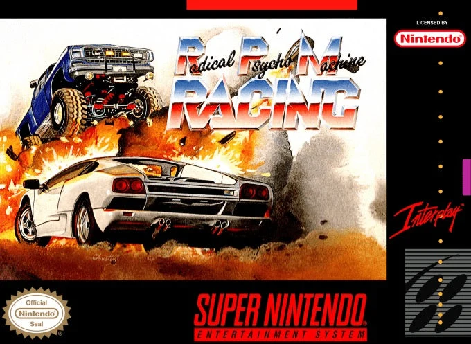 Radical Psycho Machine RPM Racing - Nintendo SNES