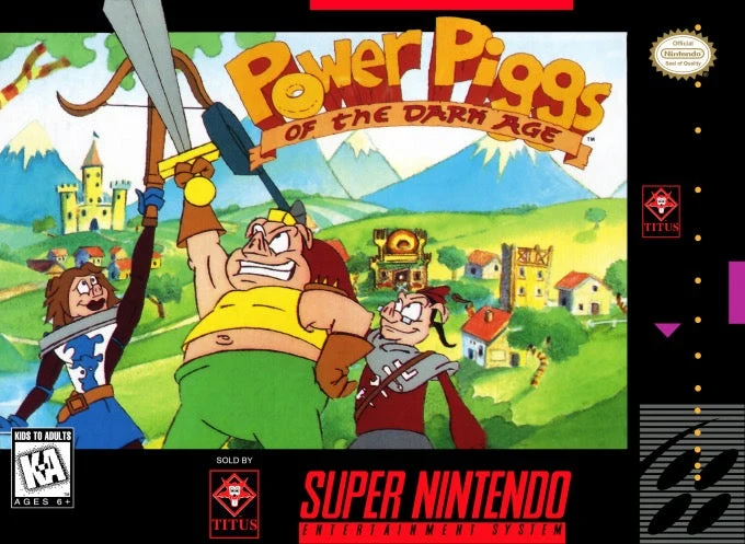 Power Piggs of the Dark Age - Nintendo SNES
