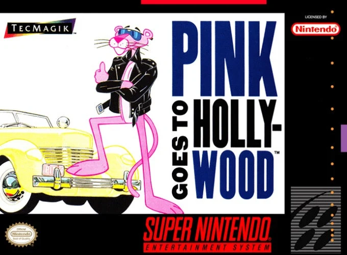 Pink Goes to Hollywood (Pink Panther) - Nintendo SNES