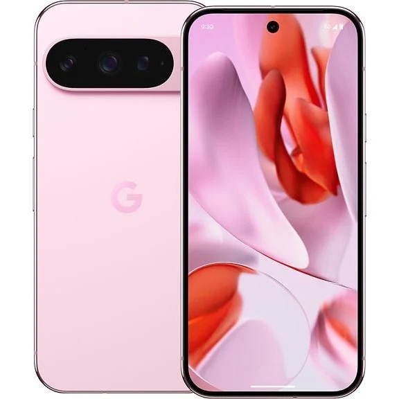 Google Pixel 9 Pro 5G Phone, 128/16 GB, Rose Quartz
