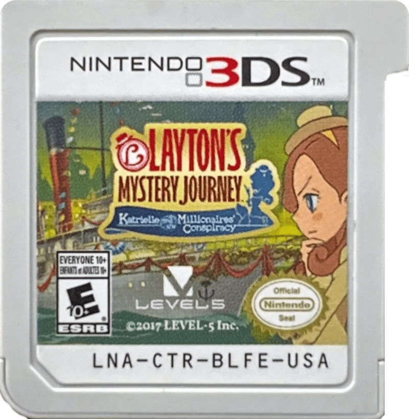 Layton's Mystery Journey: Katrielle and the Millionaires' Conspiracy - (Game Only) (Nintendo 3DS)