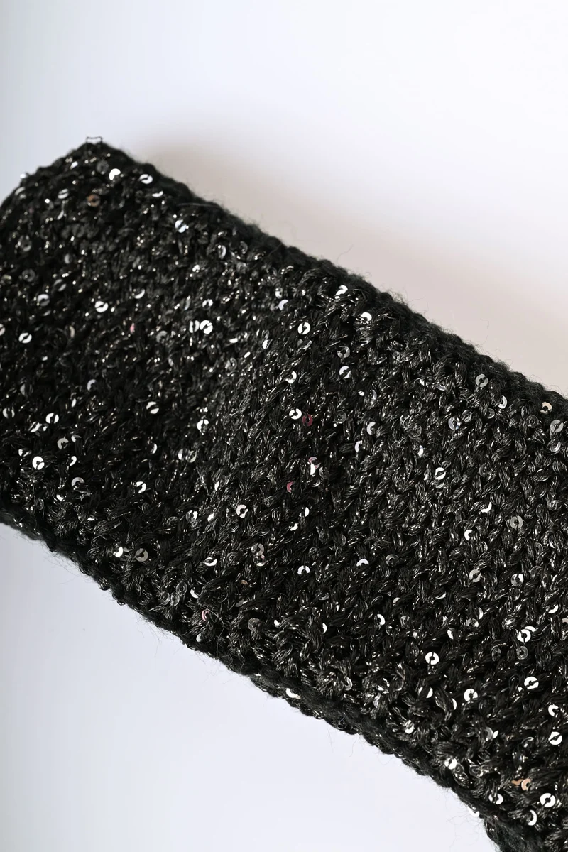 Fascia per capelli con paillettes