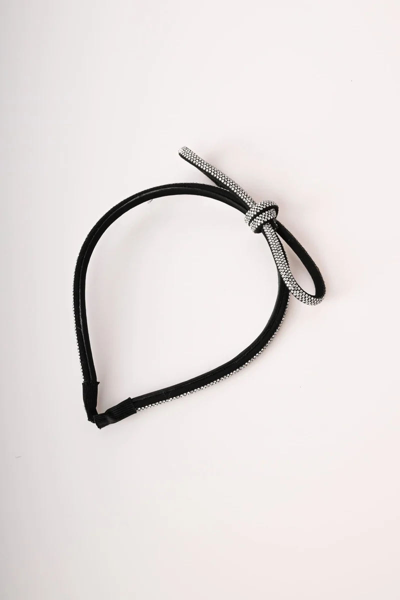 Set di due cerchietti con strass