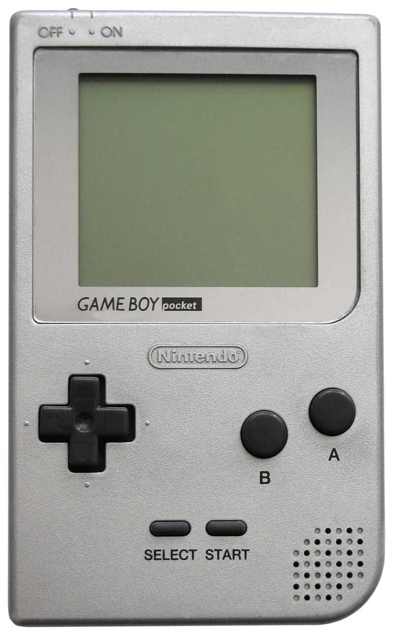 Nintendo Game Boy Pocket Handheld Console Silver