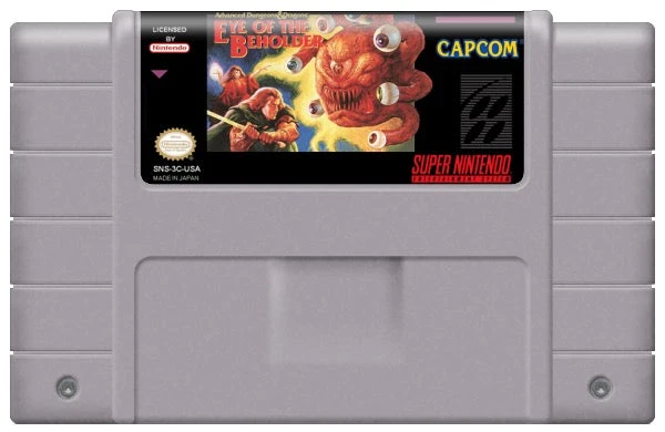Eye of the Beholder Dungeons & Dragons - Nintendo SNES