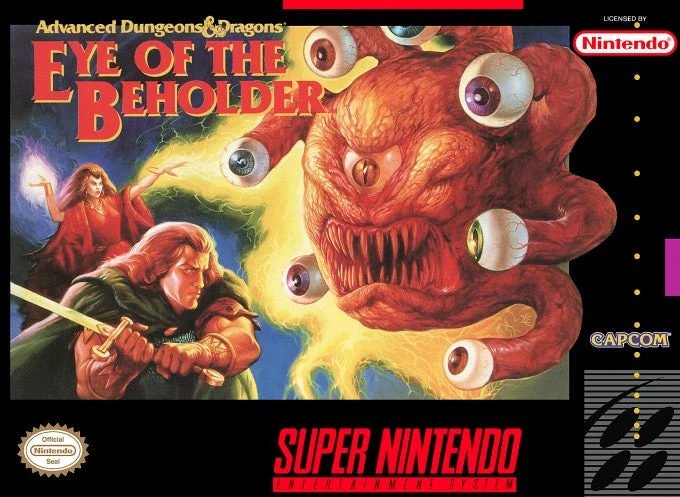 Eye of the Beholder Dungeons & Dragons - Nintendo SNES
