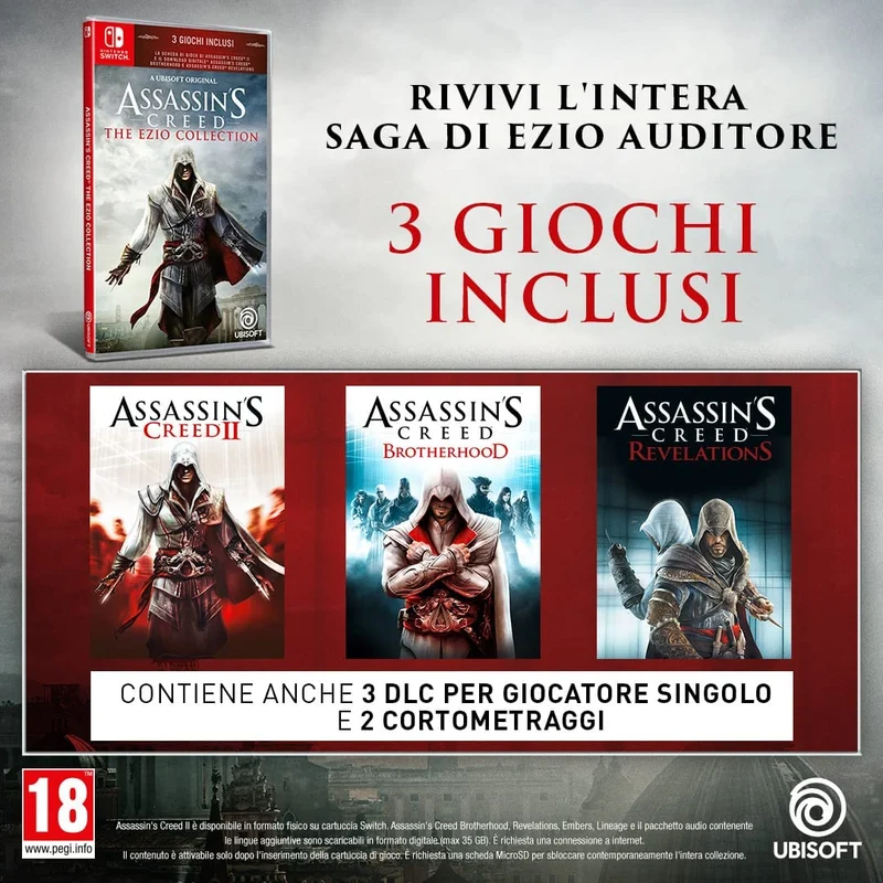 Assassin's Creed The Ezio Collection Switch Nintendo Switch Edizione Italiana