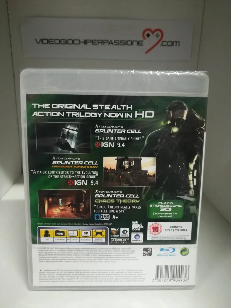 Splinter Cell Trilogy HD - PlayStation 3