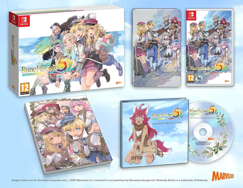 Rune Factory 5 Limited Edition Nintendo Switch Edizione Europea