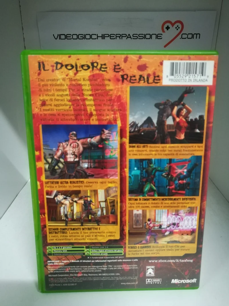Tao Feng: Fist of the Lotus XBOX (usato garantito)