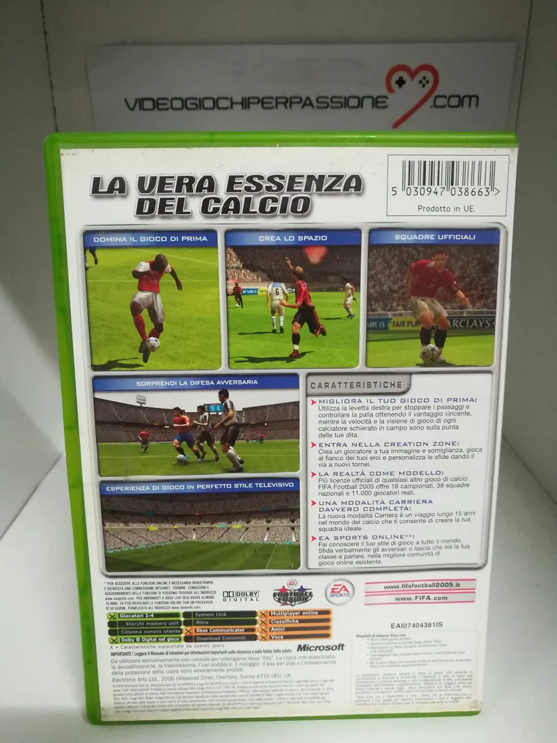 FIFA FOOTBALL 2005 XBOX (usato garantito)