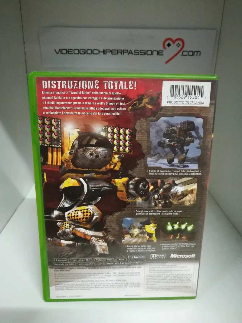 MECHASSAULT XBOX (usato garantito)