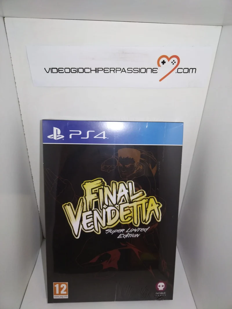Final Vendetta Limited Edition Edition Playstation 4 Edizione Europea