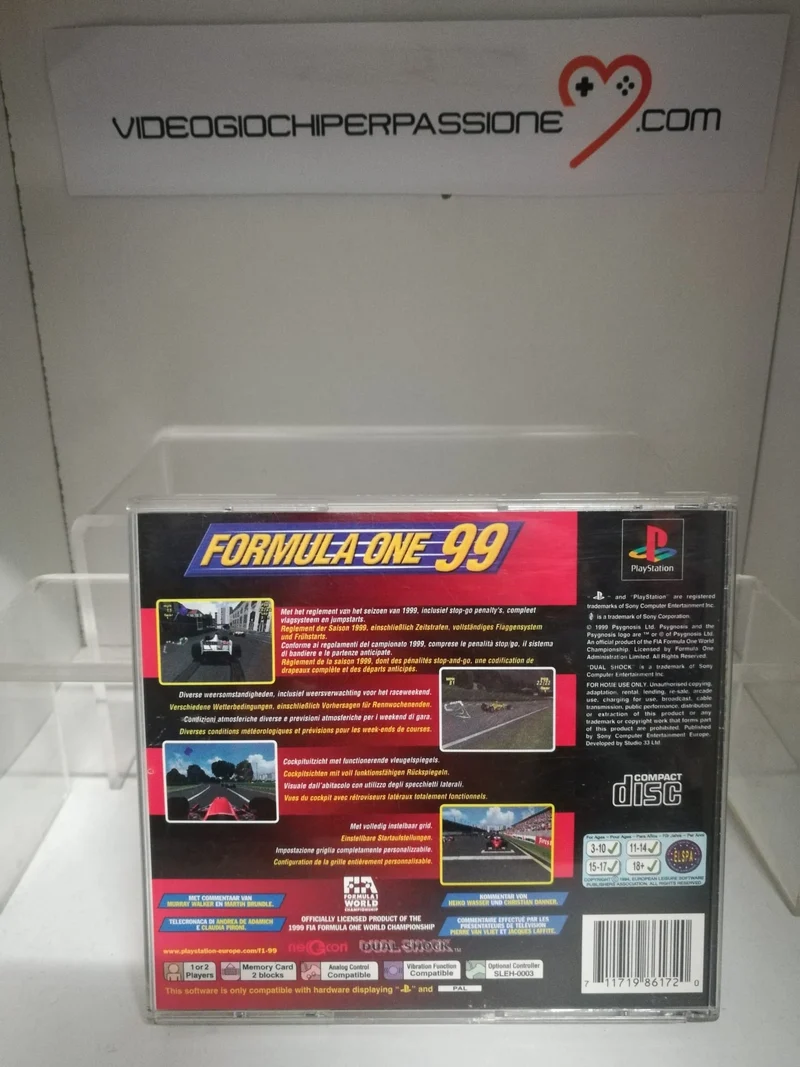 FORMULA ONE 99 PS1 (usato garantito)