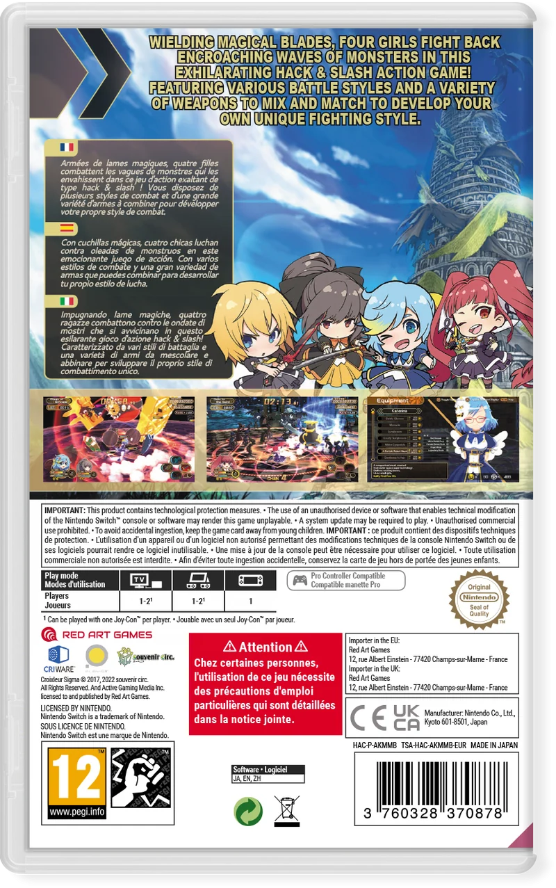 Croixleur Sigma Nintendo Switch Edizione Europea