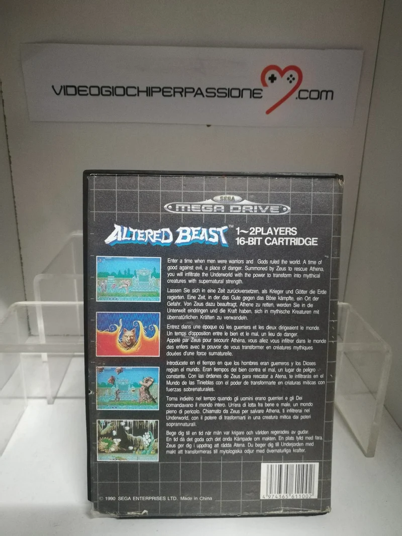 ALTERED BEAST SEGA MEGA DRIVE (usato)(manca il manuale)