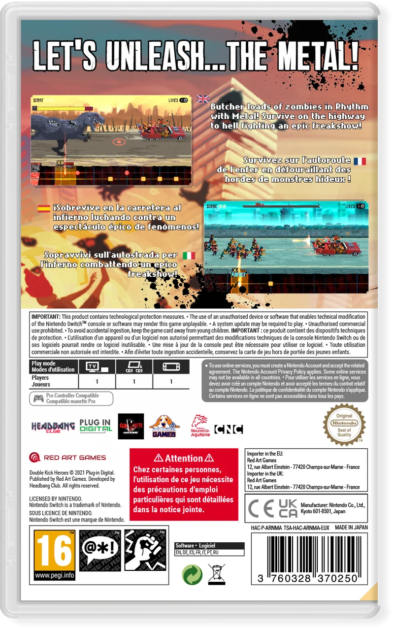 Double Kick Heroes Nintendo Switch Edizione Europea