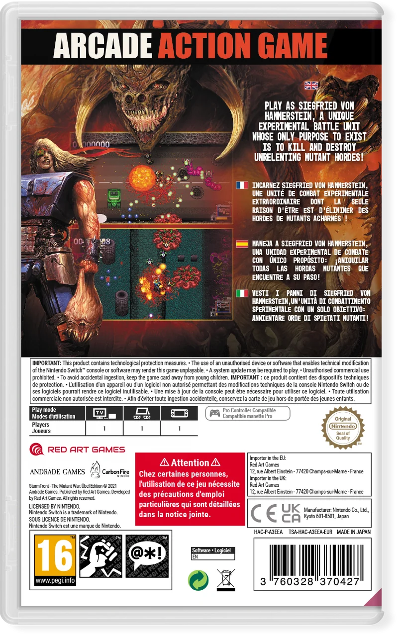 Sturmfront - The Mutant War: Übel Edition Nintendo Switch Edizione Europea