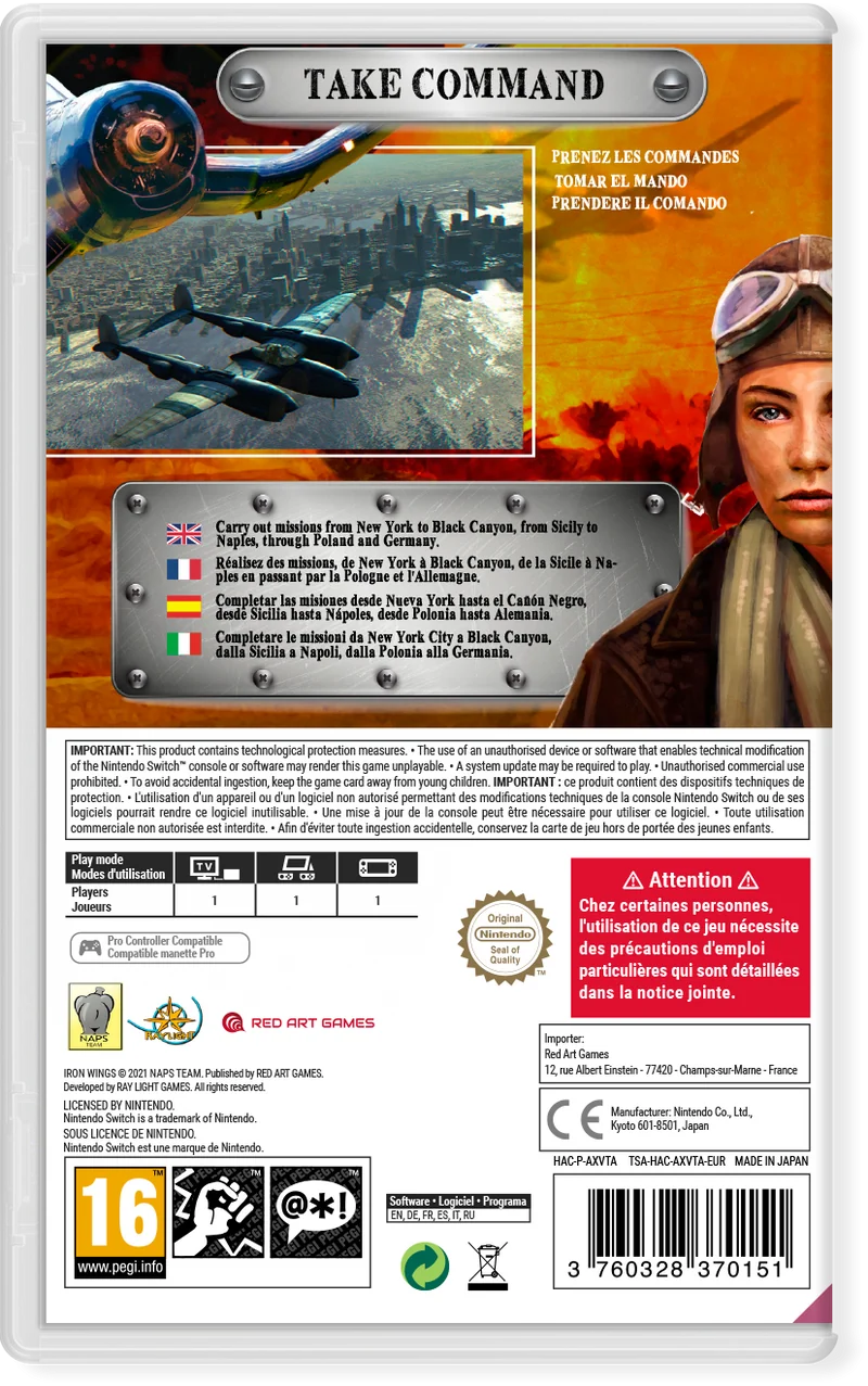 Iron Wings - Nintendo Switch Edizione Europea