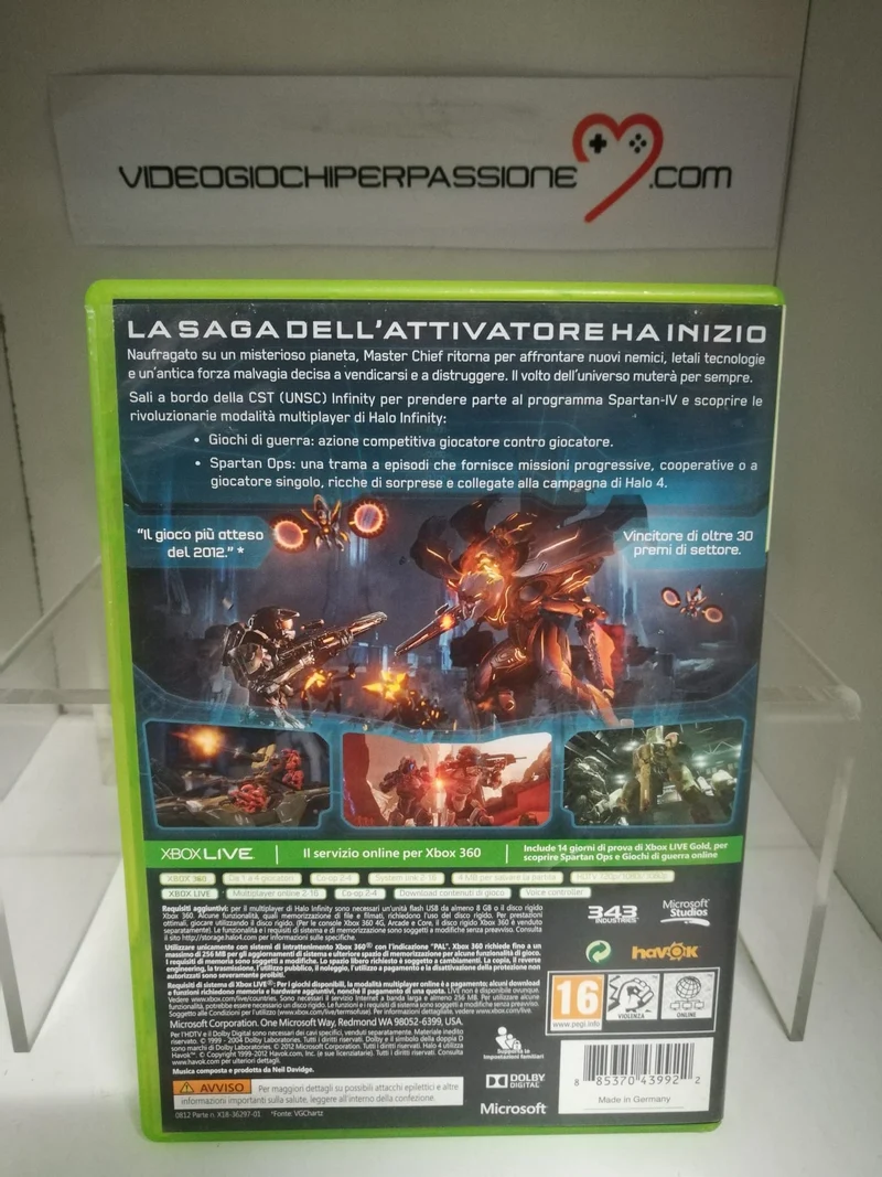 HALO 4 XBOX 360 (usato garantito)(versione italiana)