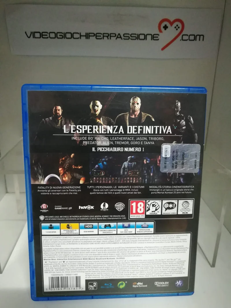 MORTAL KOMBAT XL PS4 (usato garantito)(versione italiano)