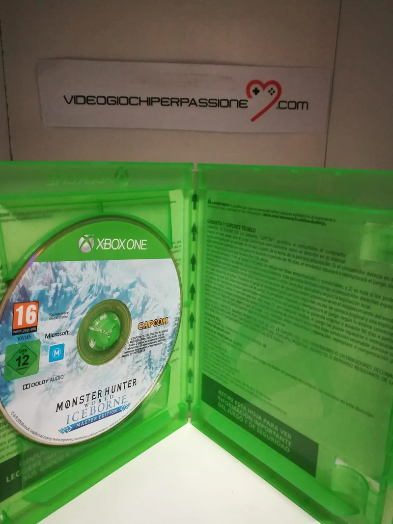 MONSTER HUNTER WORLD ICEBORNE XBOX ONE (master edition)(usato garantito)
