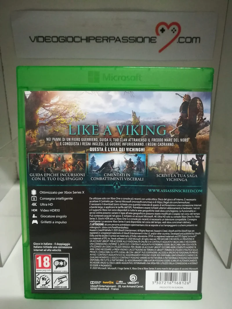 ASSASSIN'S CREED VALHALLA XBOX ONE-SERIE S (usato garantito)