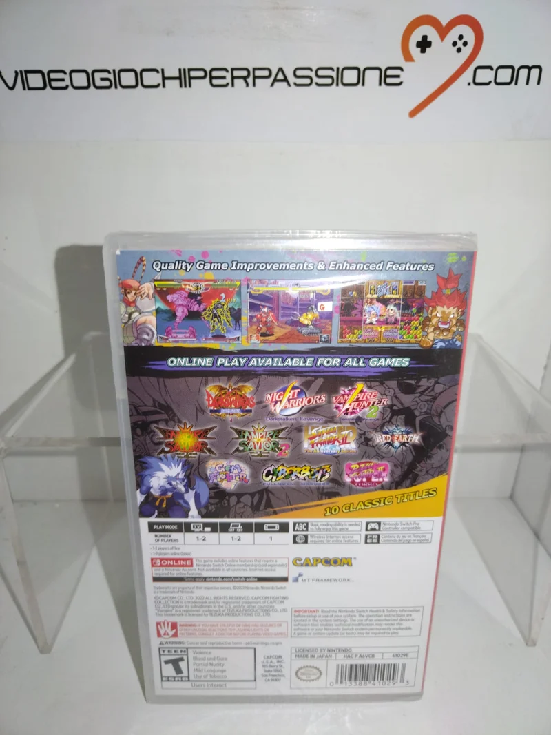 Capcom Fighting Collection Nintendo Switch Edizione Americana