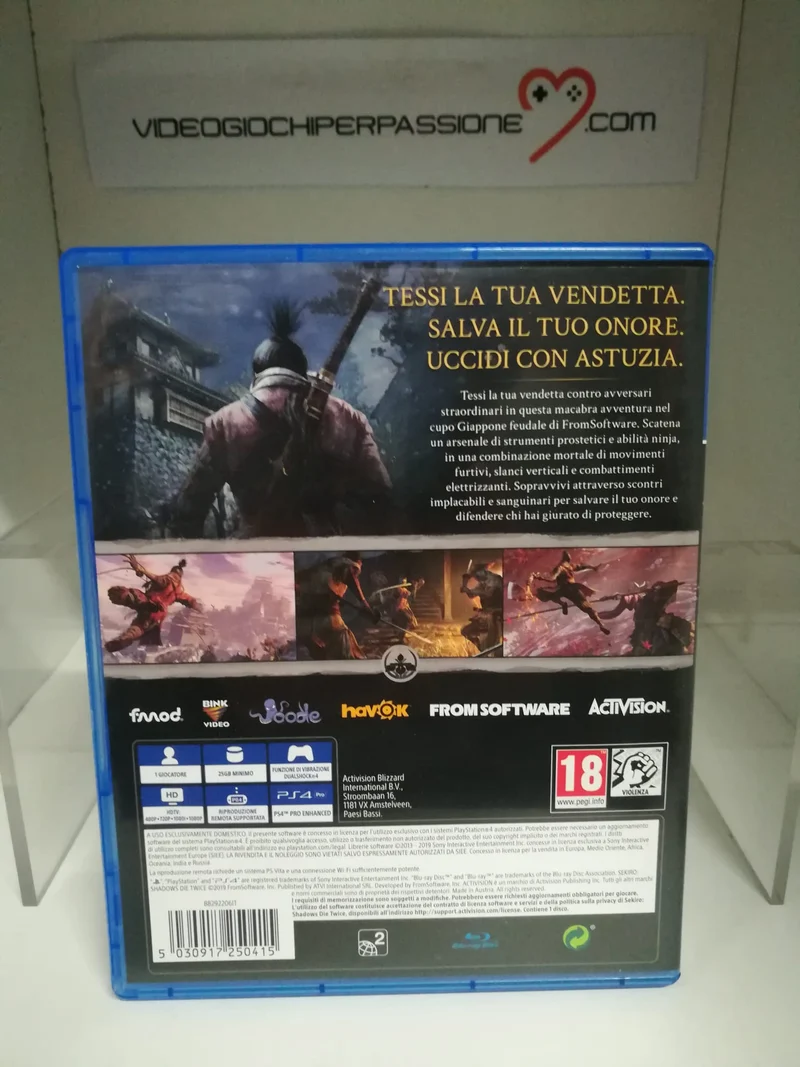 SEKIRO: Shadows Die Twice - PlayStation 4 (usato garantito)(completamente in italiano)
