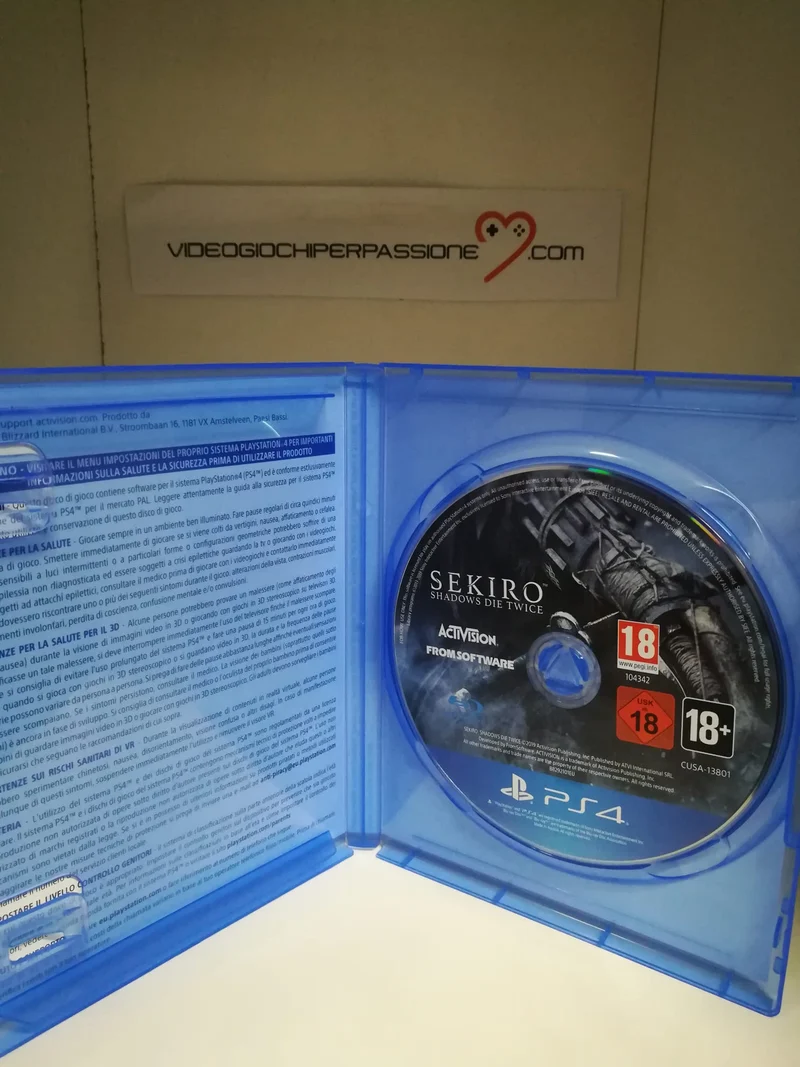 SEKIRO: Shadows Die Twice - PlayStation 4 (usato garantito)(completamente in italiano)