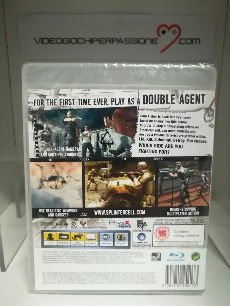 Tom Clancys Splinter Cell Double Agent PS3 (parlato in italiano)