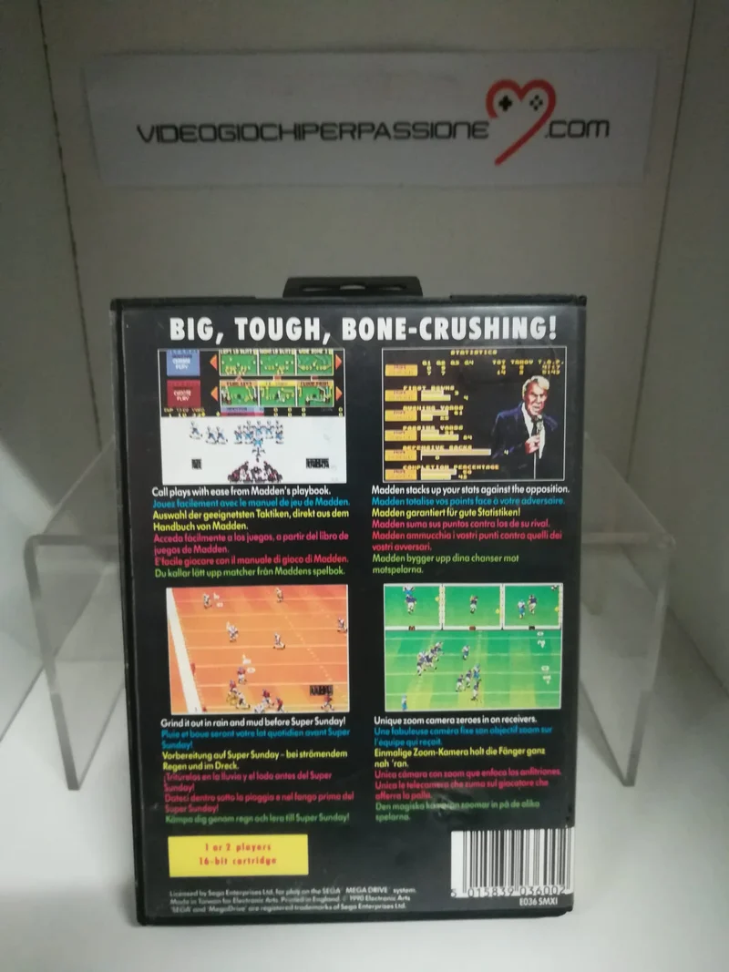 JOHN MADDEN AMERICAN FOOTBALL SEGA MEGA DRIVE (usato garantito)