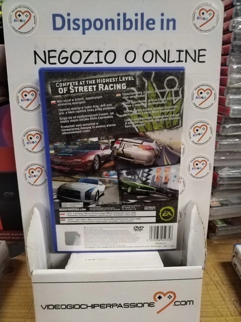 NEED FOR SPEED PRO STREET PS2 (usato garantito)(versione polacca)