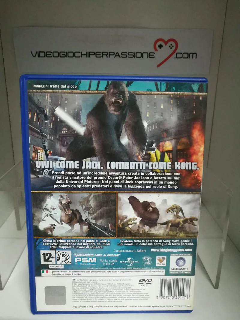 PETER JACKSON'S KING KONG PS2 (usato garantito)(versione italiana)