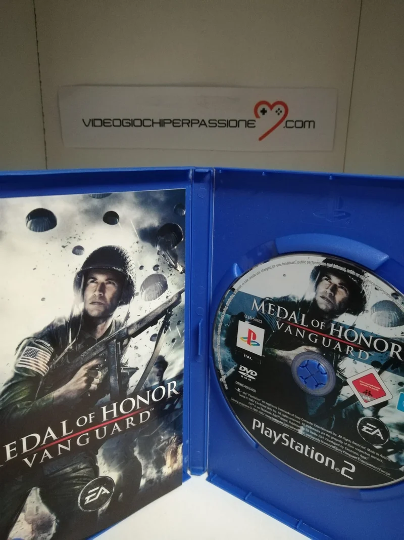 MEDAL OF HONOR VANGUARD PS2 (usato garantito)(completamente in italiano)