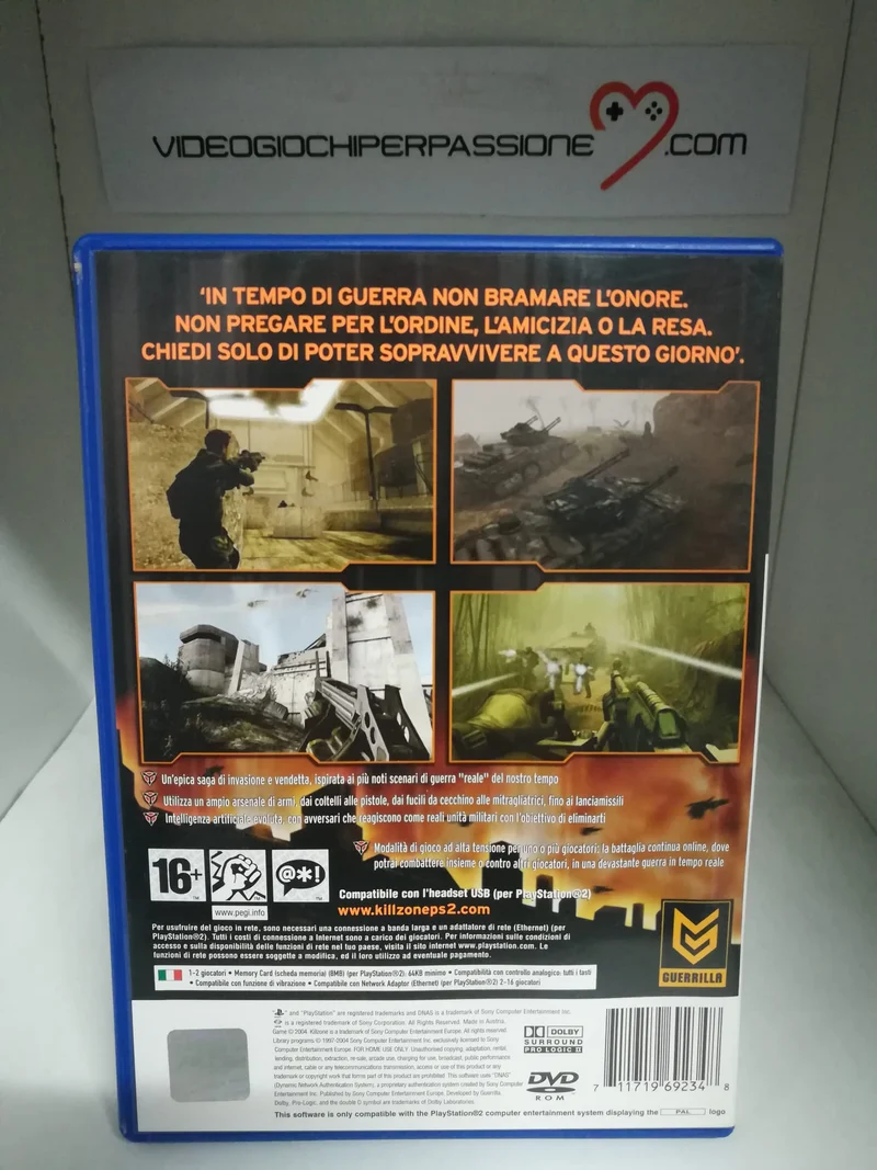 KILLZONE PS2 (usato garantito)(versione italiana)